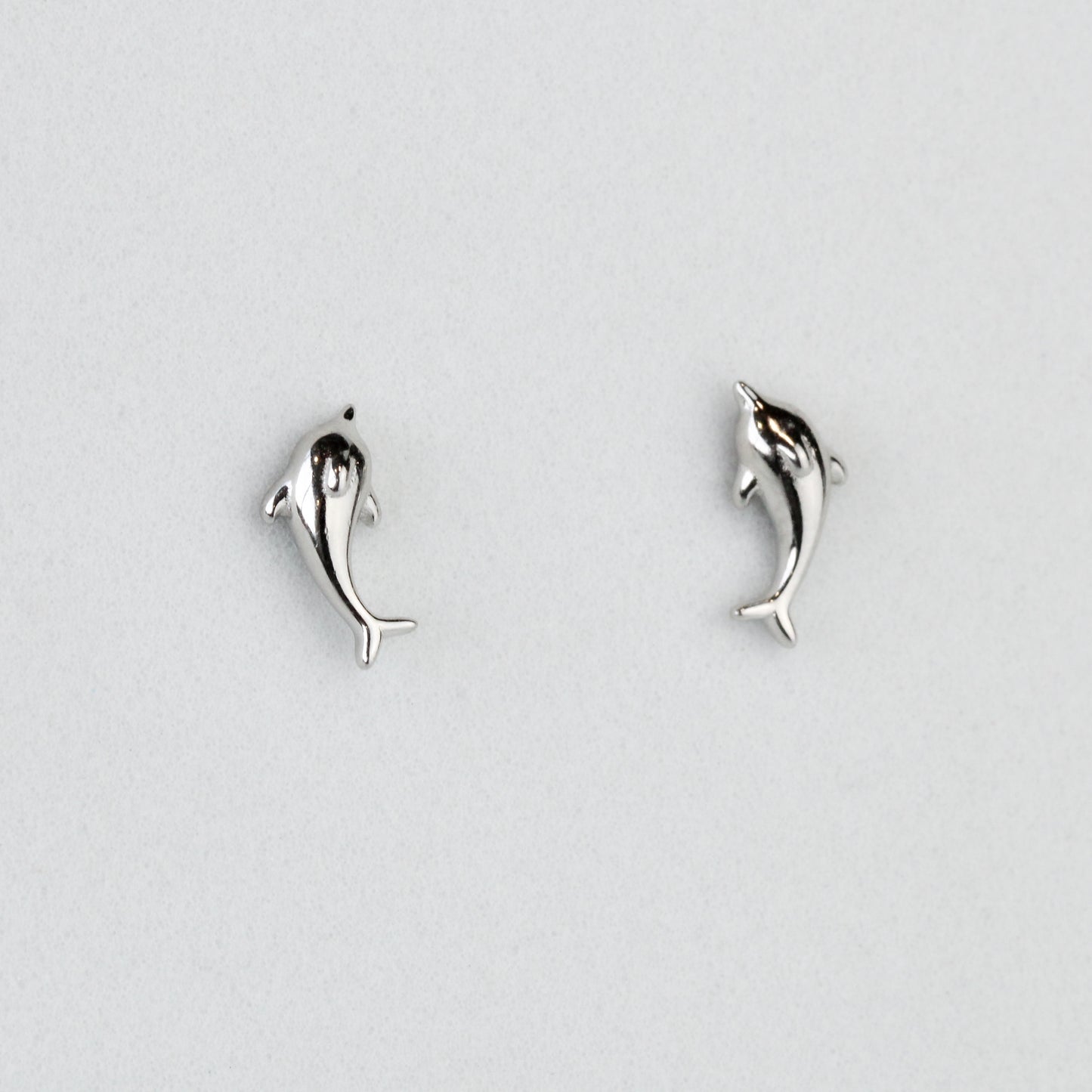 Tiny Dolphin Stud Earrings