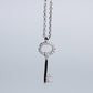 Sparkly Key Pendant Necklace