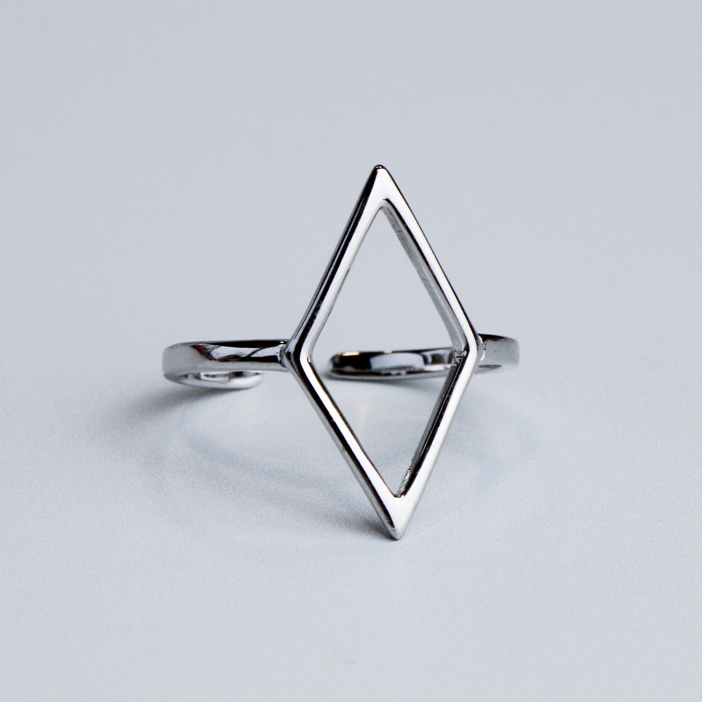 Diamond Shape Adjustable Ring
