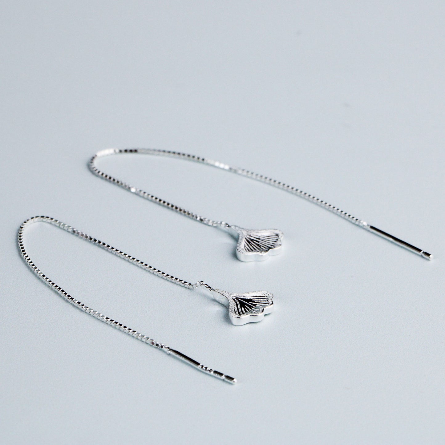 Petal Drop Threader Earrings