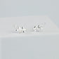 Crystal Detail Leaf Stud Earrings