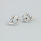 Sparkly Whale Stud Earrings