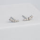 Tiny Star Ear Climber Stud Earrings