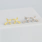 Gothic Style Cross Stud Earrings