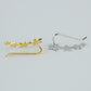 Star Ear Climber Earrings