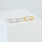 Tiny Crystal Stud Earrings