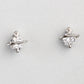 Tiny Crystal Stud Earrings