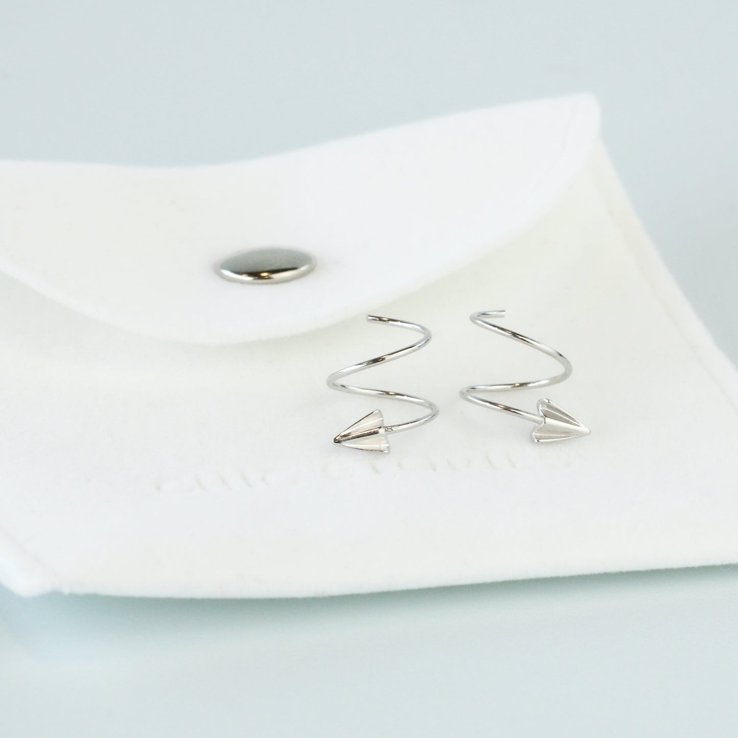 Spiral Arrow Earrings