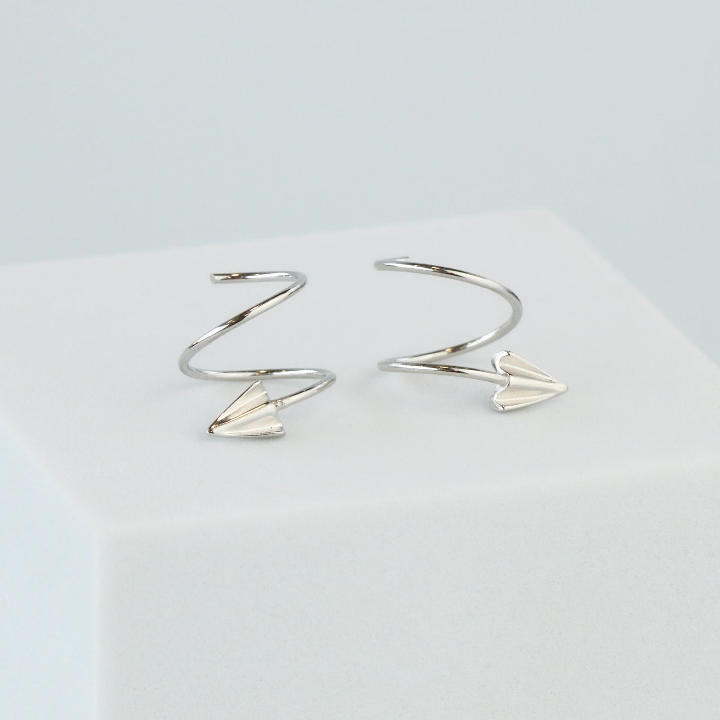 Spiral Arrow Earrings