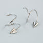 Spiral Arrow Earrings