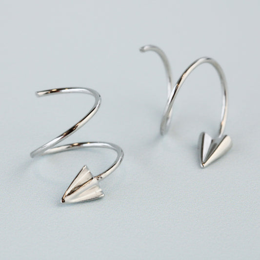 Spiral Arrow Earrings