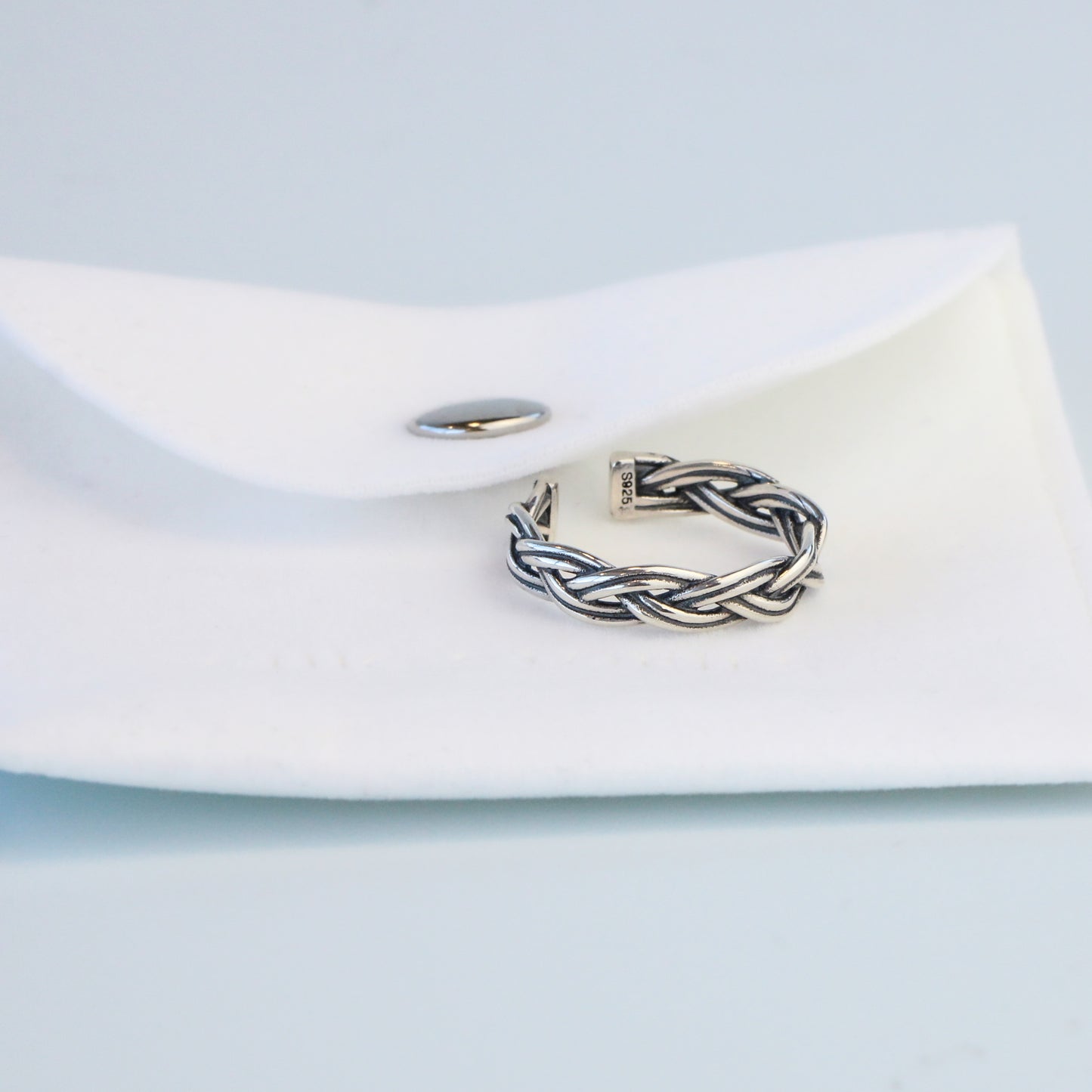 Woven Band Adjustable Ring