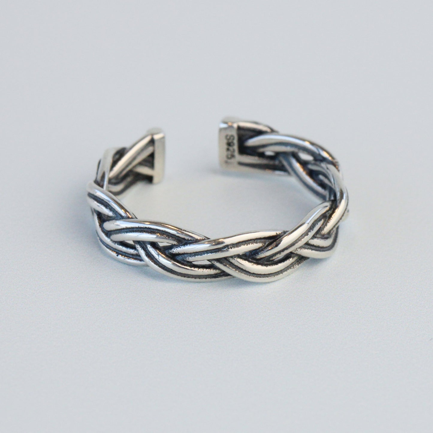 Woven Band Adjustable Ring