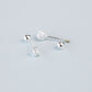 Rope Knot Design Screw Back Earrings