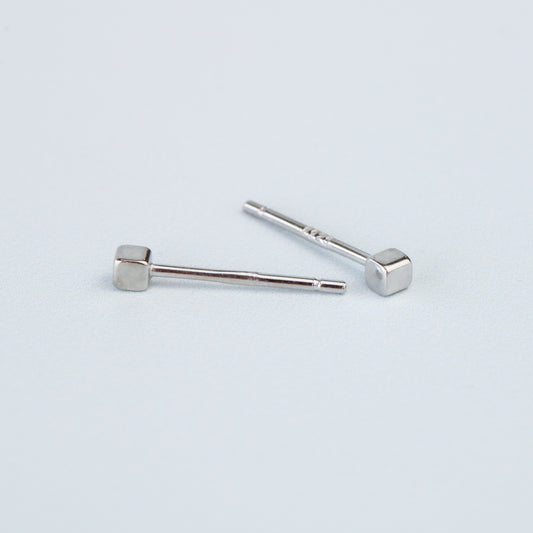 Tiny Cube Earrings