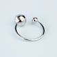 Ball Detail Open Ring