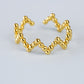 Bubble Band Zig Zag Ring