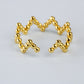 Bubble Band Zig Zag Ring