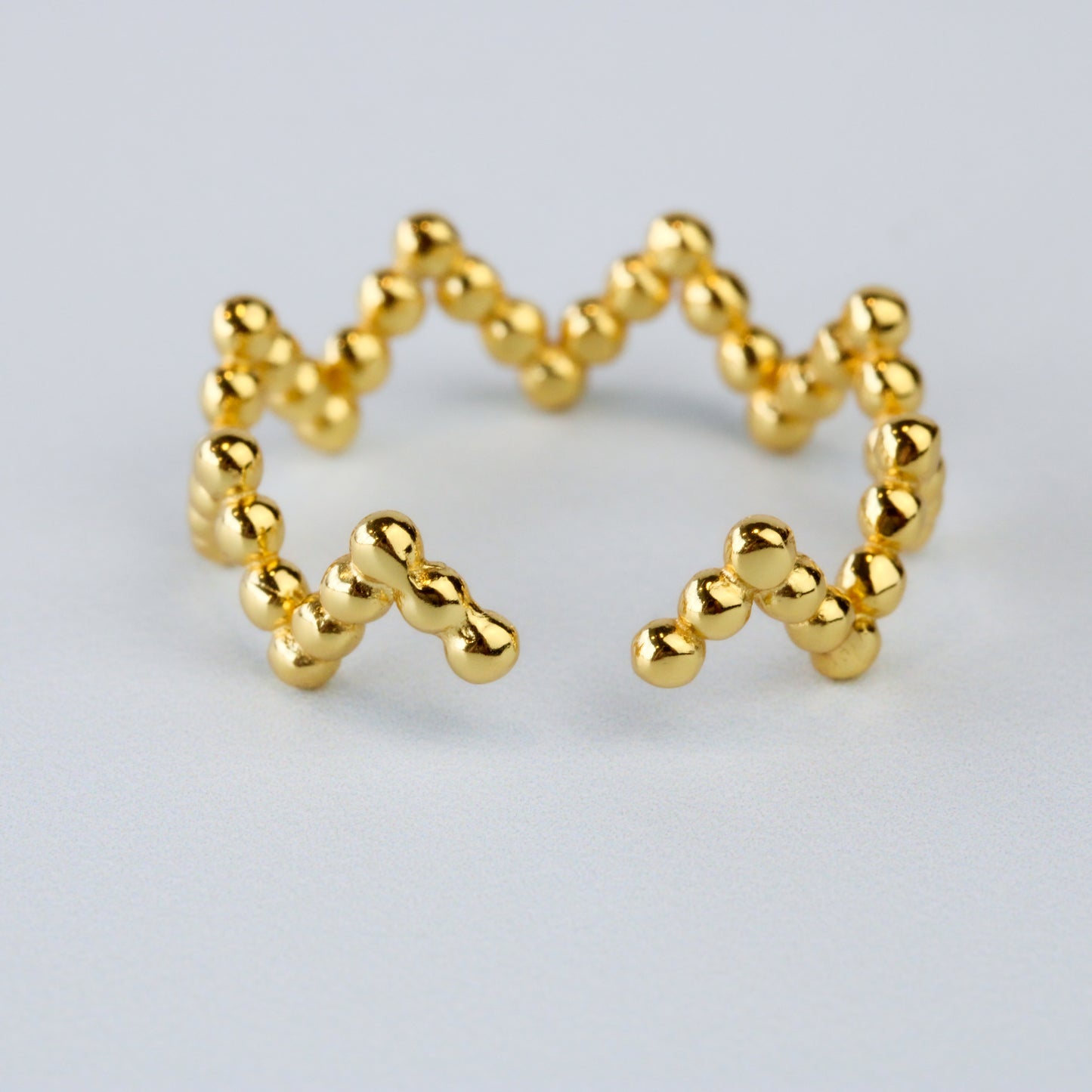 Bubble Band Zig Zag Ring