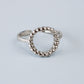 Circle Detail Adjustable Ring