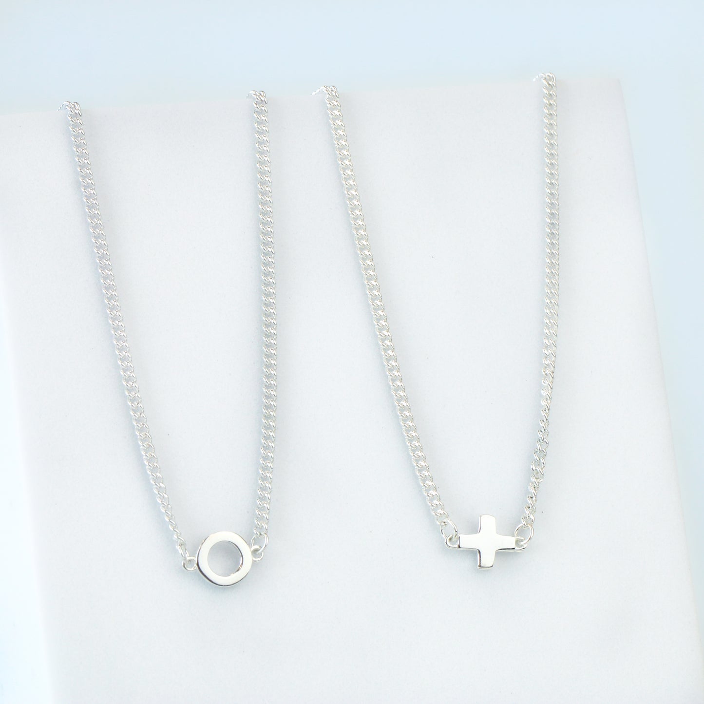 X and O Pendant Choker Necklaces