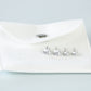 White Crystal Stud Earrings