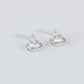 Tiny Crystal Halo Stud Earrings