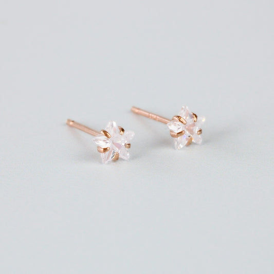 Crystal Star Stud Earrings