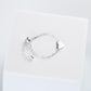 Adjustable Heart Chain Ring