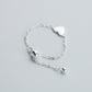 Adjustable Heart Chain Ring