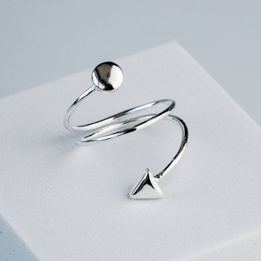 Shapes Wrap Around Ring