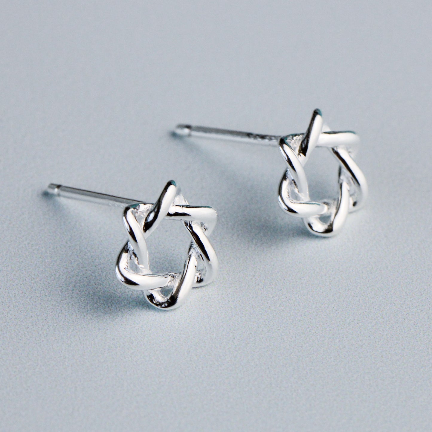 Twisted Star Stud Earrings