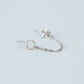 X and O Double Piercing Stud Earring