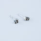 Engraved Skull Stud Earrings