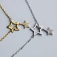 Star Threader Pendant Necklace