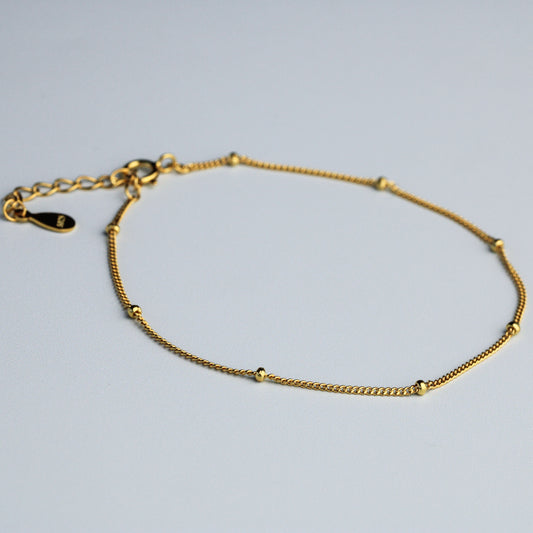 Bead Detail Chain Bracelet