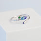 Colourful Leaf Adjustable Ring