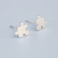 Jigsaw Piece Stud Earrings