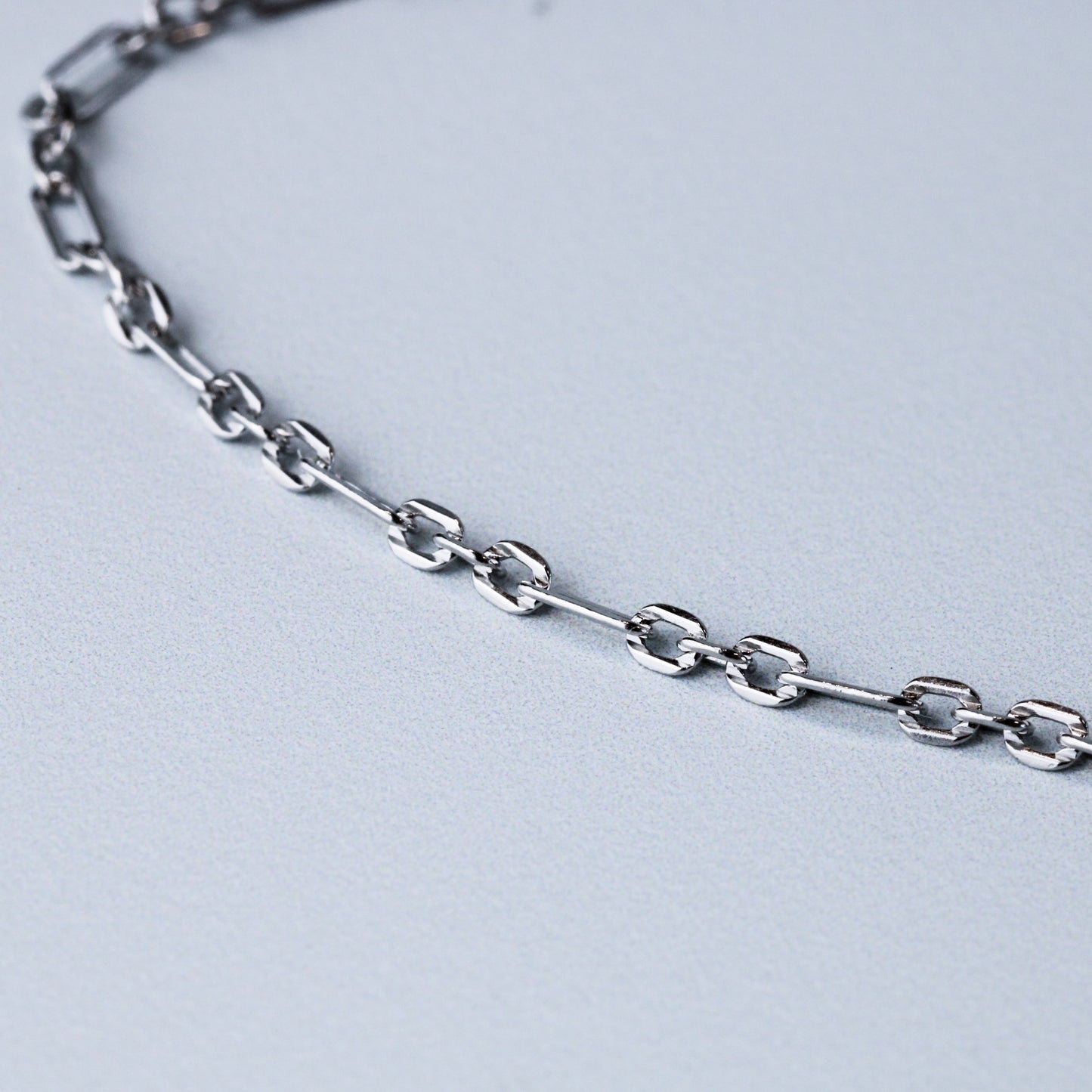 Rectangle Link Chain Anklet