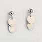 Circle Dangle Stud Earrings
