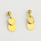 Circle Dangle Stud Earrings