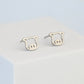 Pig Face Stud Earrings