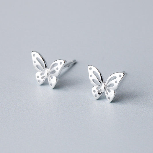 Dainty Butterfly Stud Earrings