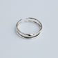 Twisted Double Band Adjustable Ring