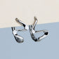 Wave Huggie Hoop Earrings
