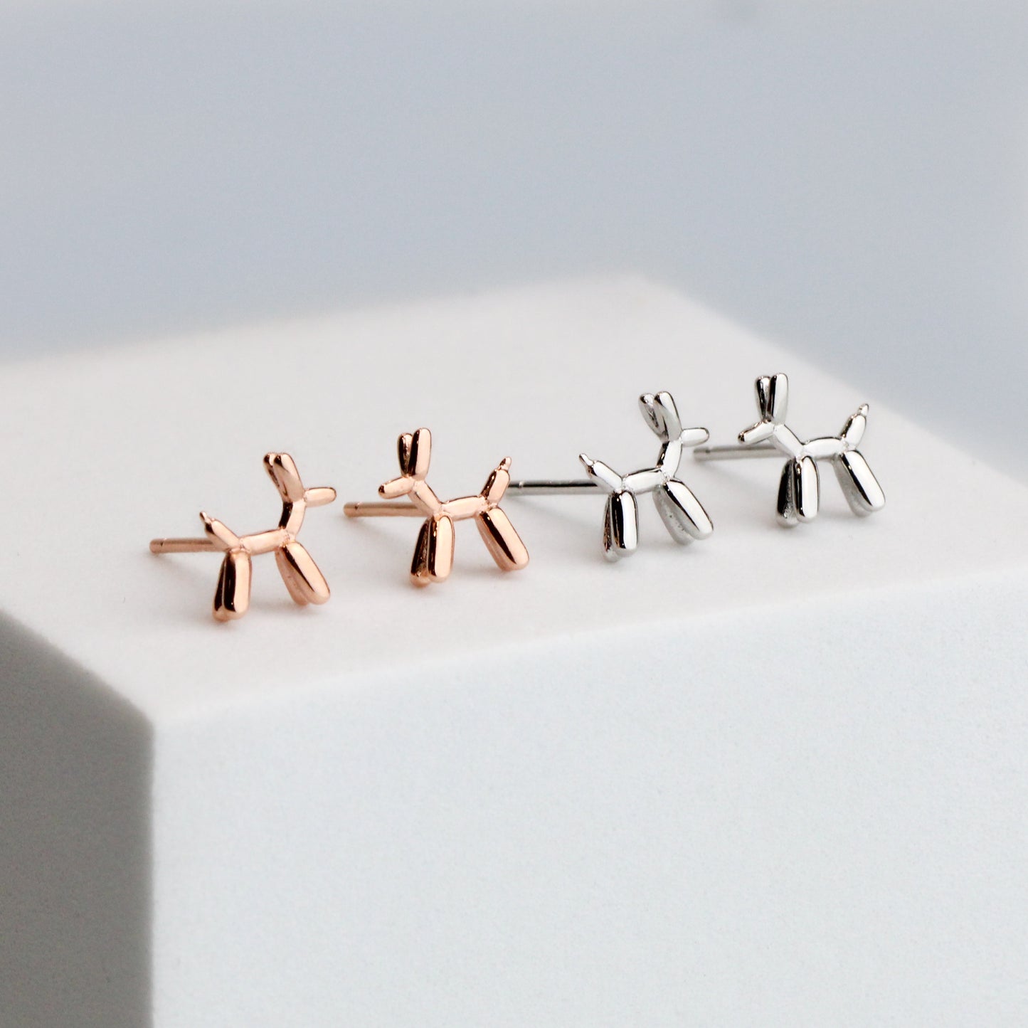 Balloon Dog Stud Earrings