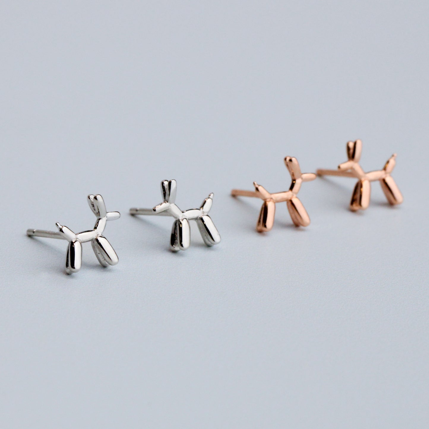 Balloon Dog Stud Earrings