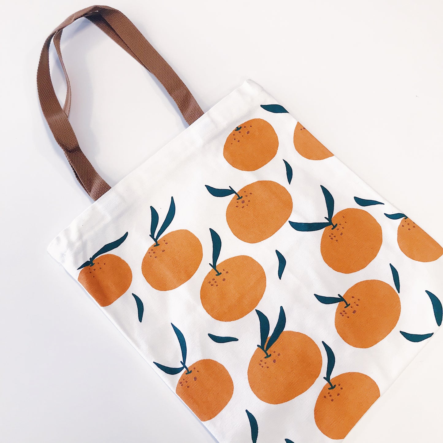 Orange Fruity Tote Bag