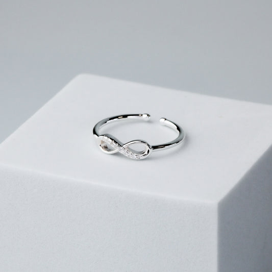 Infinity Symbol Adjustable Ring