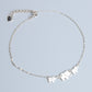 Elephant Trio Charm Anklet